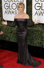 GOLDIE HAWN at 74th Annual Golden Globe Awards in Beverly Hills 01/08/2017