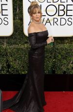 GOLDIE HAWN at 74th Annual Golden Globe Awards in Beverly Hills 01/08/2017