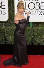 GOLDIE HAWN at 74th Annual Golden Globe Awards in Beverly Hills 01/08/2017
