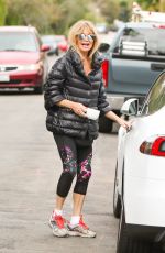 GOLDIE HAWN Out and About in Los Angeles 01/03/2017