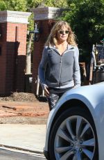 GOLDIE HAWN Out in Los Angeles 01/14/2017