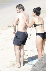 GRETA CARUSO in Bikini on the Beach in St. Barts 01/01/2016