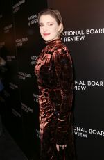 GRETA GERWIG at 2016 National Board of Review Gala in New York 01/04/2017