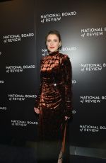 GRETA GERWIG at 2016 National Board of Review Gala in New York 01/04/2017