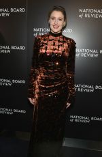 GRETA GERWIG at 2016 National Board of Review Gala in New York 01/04/2017
