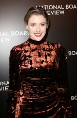 GRETA GERWIG at 2016 National Board of Review Gala in New York 01/04/2017