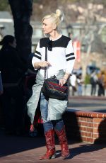 GWEN STEFANI Out and About in Solvang 01/29/2017