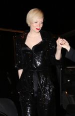 GWENDOLINE CHRISTIE at Catch LA in West Hollywood 01/29/2017