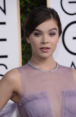HAILEE STEINFELD at 74th Annual Golden Globe Awards in Beverly Hills 01/08/2017