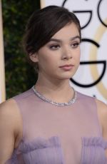 HAILEE STEINFELD at 74th Annual Golden Globe Awards in Beverly Hills 01/08/2017