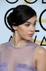 HAILEE STEINFELD at 74th Annual Golden Globe Awards in Beverly Hills 01/08/2017