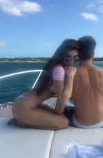 HAILEE STEINFLED in Bikini at a Boat, Instagram Pictures