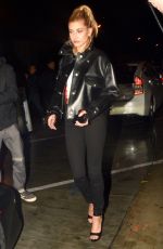 HAILEY BALDWIN adn Jordan Clarkson Leaves Catch LA in West Hollywood 01/19/2017