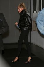 HAILEY BALDWIN adn Jordan Clarkson Leaves Catch LA in West Hollywood 01/19/2017