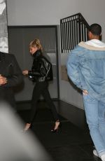 HAILEY BALDWIN adn Jordan Clarkson Leaves Catch LA in West Hollywood 01/19/2017
