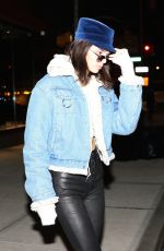 HAILEY BALDWIN and KENDALL JENNER Night Out in New York 01/15/2017