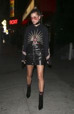 HAILEY BALDWIN at The Roxy in West Hollywood 01/24/2017