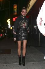 HAILEY BALDWIN at The Roxy in West Hollywood 01/24/2017