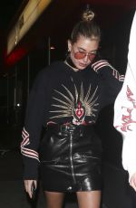HAILEY BALDWIN at The Roxy in West Hollywood 01/24/2017