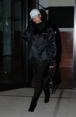 HAILEY BALDWIN Out and About in New York 01/15/2017