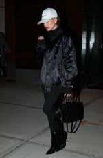 HAILEY BALDWIN Out and About in New York 01/15/2017