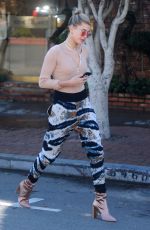 HAILEY BALDWIN Out and About in West Hollywood 01/24/2017