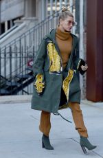 HAILEY BALDWIN Out in New York 01/29/2017