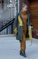 HAILEY BALDWIN Out in New York 01/29/2017