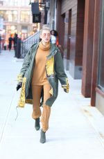 HAILEY BALDWIN Out in New York 01/29/2017
