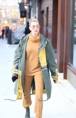 HAILEY BALDWIN Out in New York 01/29/2017