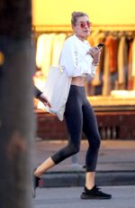 HAILEY BALDWIN Out in West Hollywood 01/25/2017