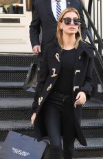 HAILEY BALDWIN Out Shopping in New York 01/16/2017