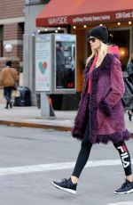 HAILEY CLAUSON Out Shopping in New York 01/16/2017