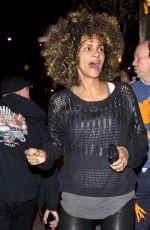 HALLE BERRY Night Out in Los Angeles 01/10/2017