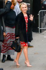HAYDEN PANETTIERE Arrives at Good Morning America in New York 01/04/2017