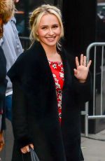 HAYDEN PANETTIERE Arrives at Good Morning America in New York 01/04/2017