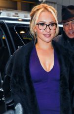 HAYDEN PANETTIERE Out in New York 01/04/2017