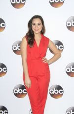 HAYLEY ORRANTIA at Disney/ABC 2017 Winter TCA Tour in Pasadena 01/10/2017
