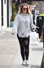 HAYLIE DUFF Out and About in Studio City 01/18/2017