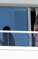 HEIDI KLUM in Bikini on Her Hotel Balcony in Miami 01/07/2017