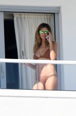 HEIDI KLUM in Bikini on Her Hotel Balcony in Miami 01/07/2017