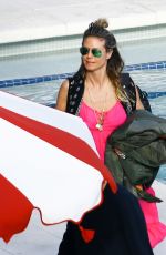HEIDI KLUM on Vacation in Miami 01/03/2017