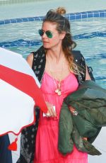 HEIDI KLUM on Vacation in Miami 01/03/2017