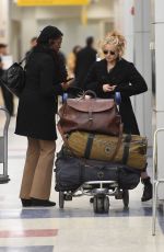 HELENA BONHAM CARTER at JFK Airport in Ney York 01/09/2017