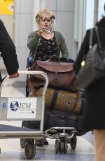 HELENA BONHAM CARTER at JFK Airport in Ney York 01/09/2017