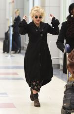 HELENA BONHAM CARTER at JFK Airport in Ney York 01/09/2017