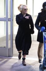 HELENA BONHAM CARTER at JFK Airport in Ney York 01/09/2017
