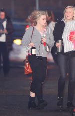 HELENA BONHAM CARTER on the Set of 