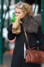HELENA BONHAM CARTER Out and About in New York 01/13/2017