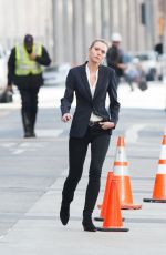 HILARIE BURTON on the Set of 